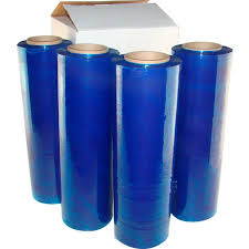 Absolute U.S.A 4 BLUE 18"x 1500 FT Roll 80 Gauge Thick Stretch Packing Wrap Pallet Shrink Film