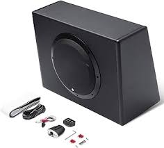 Rockford Fosgate P300-10 300W 10" Powered Bass Sub Enclosure Amp + 8 Gauge Kit