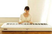 Thumbnail for Korg B2 88-Key Digital Piano (White) + Samson SR970 Pro Studio Headphones