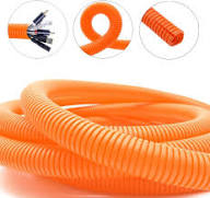 DC Sound 1/4" 5mm 100' Orange Split Wire Loom Cable Sleeves Conduit Protective Tubing