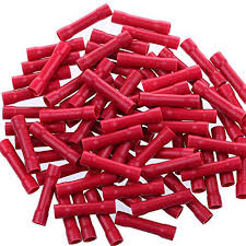  Install Bay RVBC Red Vinyl Butt Connector for 22-18 Gauge Wires