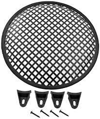 absolute-10-black-metal-waffle-car-speaker-grill
