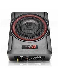 Cerwin Vega VR10 Under Seat Subwoofer Enclosure + KIT4R 4G AMP Kit