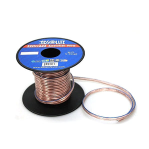 2 Absolute USA SWH1625 25' 16 Gauge Car Home Audio Speaker Wire Cable Spool