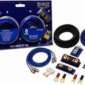 Absolute KIT1450 0 Gauge Complete Amplifier Wiring Kit 0 AWG Amp Installation Kit
