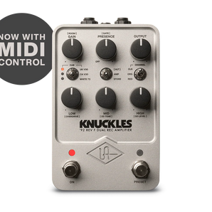 Universal Audio UA-KNUCKLES-U '92 Rev F Dual Rec Amplifier Pedal