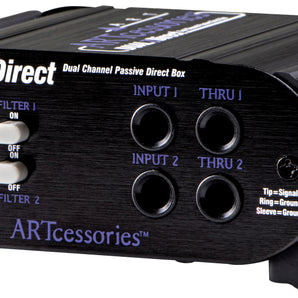 ART DUALZDIRECT 2-Channel Passive Direct Box