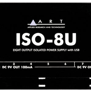 ART ISO-8U Pedalboard Power Supply