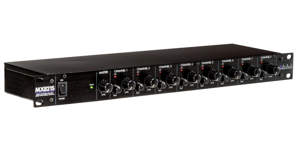 ART MX821S 8-Channel Personal Mixer Stereo