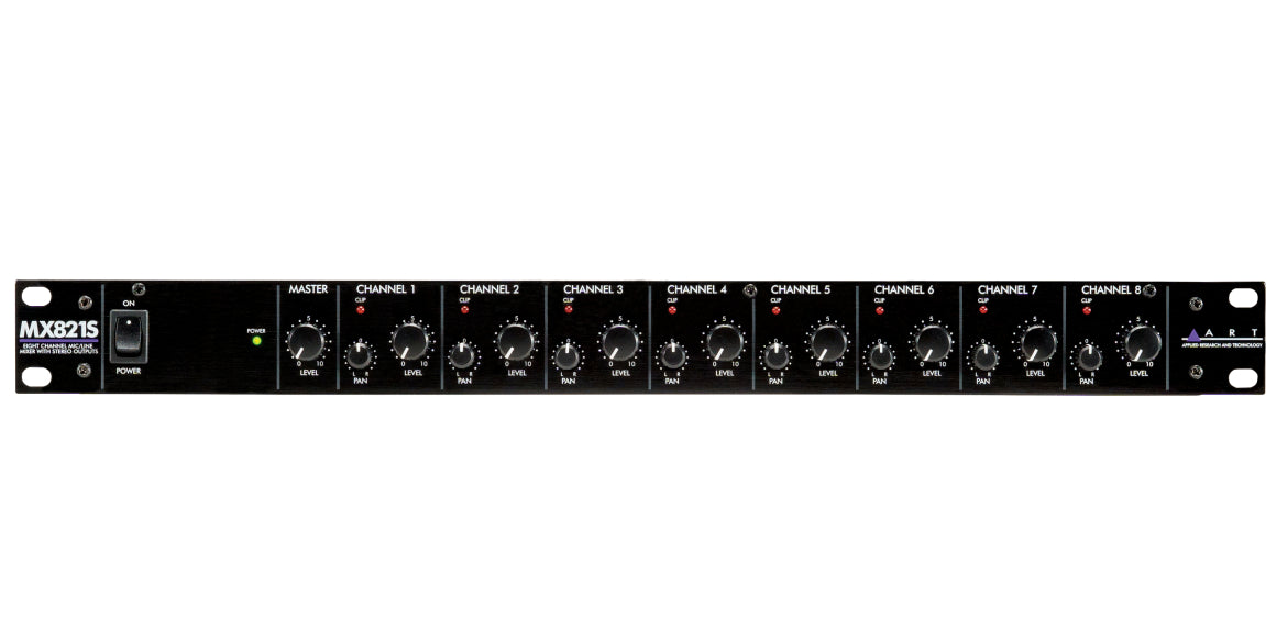 ART MX821S 8-Channel Personal Mixer Stereo