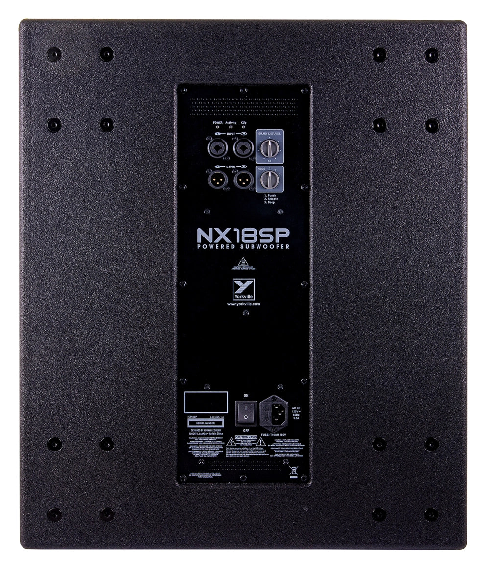 Yorkville NX18SP NX 18” Powered Subwoofer