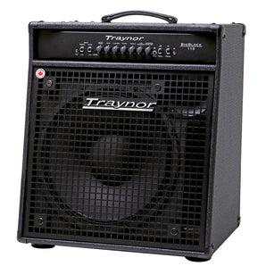 Traynor BB115 400 Watt Lightweight Bass Combo amplifier with large speaker grill for bass performance.
