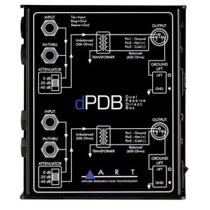 ART DPDB 2-Channel Passive Direct Box