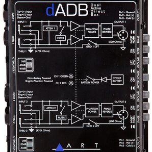 ART DADB 2-Channel Active Direct Box