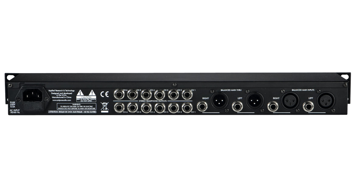 ART HEADAMP6 6-Channel Headphone Amplifier