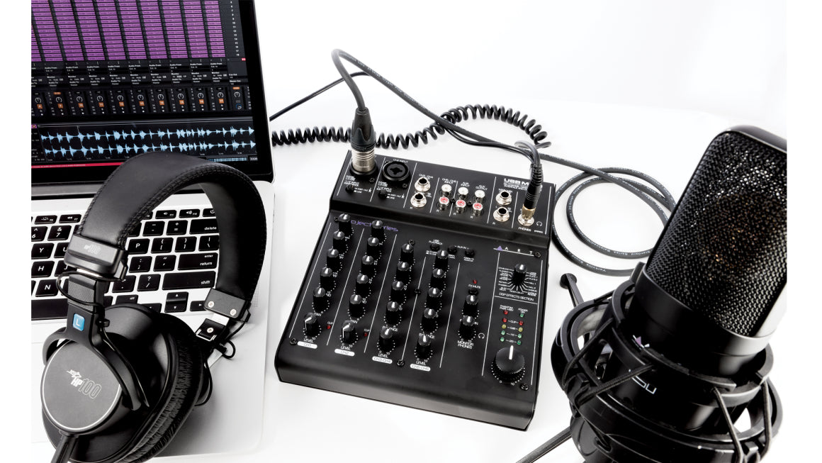ART USBMIX6 6 Channel USB Recording Mixer w/Fx