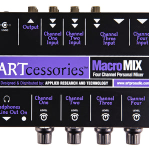 ART MACROMIX 4-Channel Line Mixer