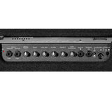 Traynor SB110 120 Watt Bass Combo control panel with inputs and EQ settings for bass combo.