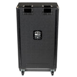 Traynor TC810 bass extension cabinet front view with black grille and logo, designed for powerful sound delivery.