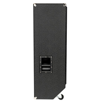 Traynor TC810 bass extension cabinet front view with black grille and logo, designed for powerful sound delivery.
