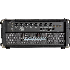 Traynor YBA200-2 200 Watt Tube Bass Head front view featuring controls and input/output ports.