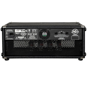 Traynor YBA200-2 200 Watt Tube Bass Head front view featuring controls and input/output ports.