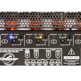  Traynor YBA300 tube bass head front view showcasing controls and design features.