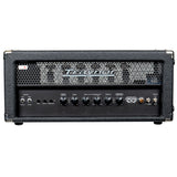Traynor YBA300 tube bass head front view showcasing controls and design features.
