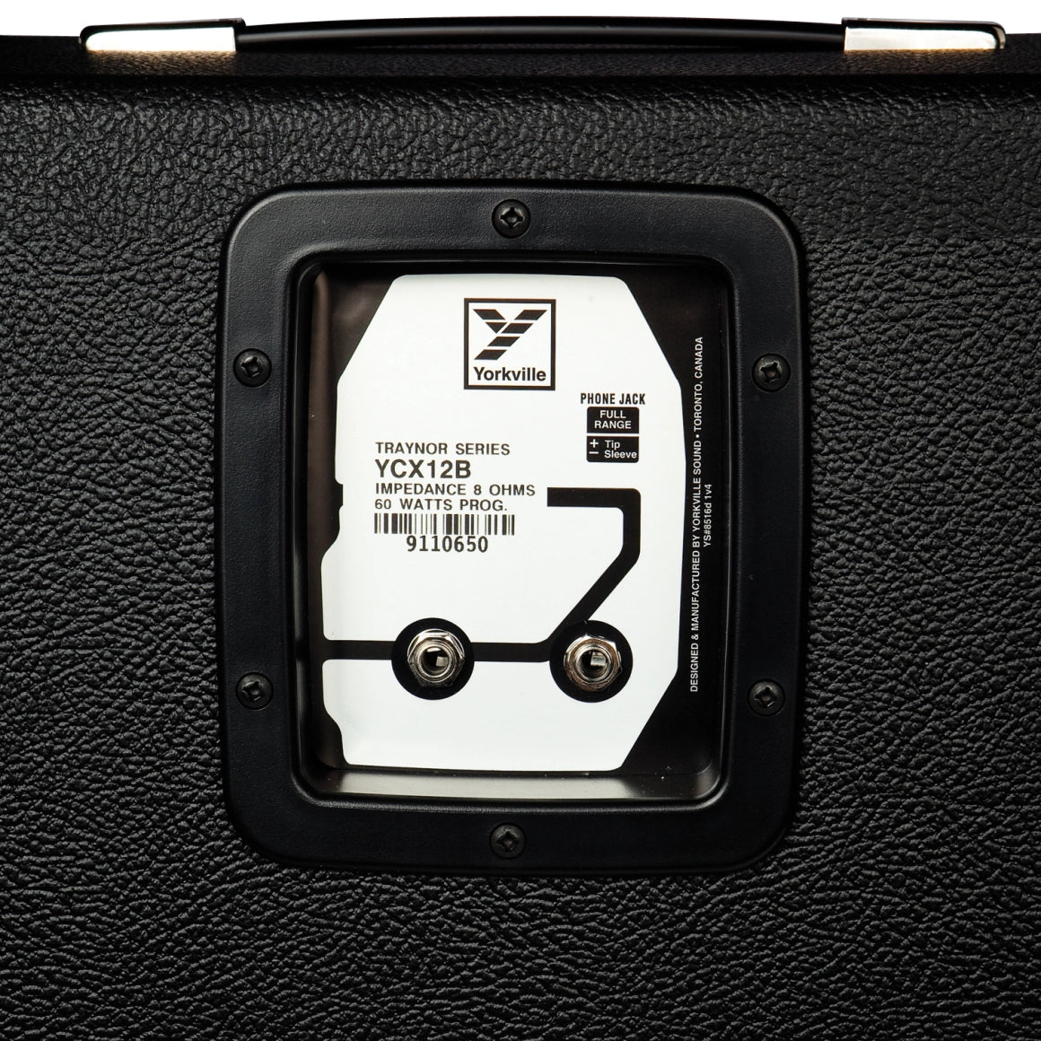 Traynor YCX12B 1 x 12-inch Guitar Extension Cabinet – 60 Watts