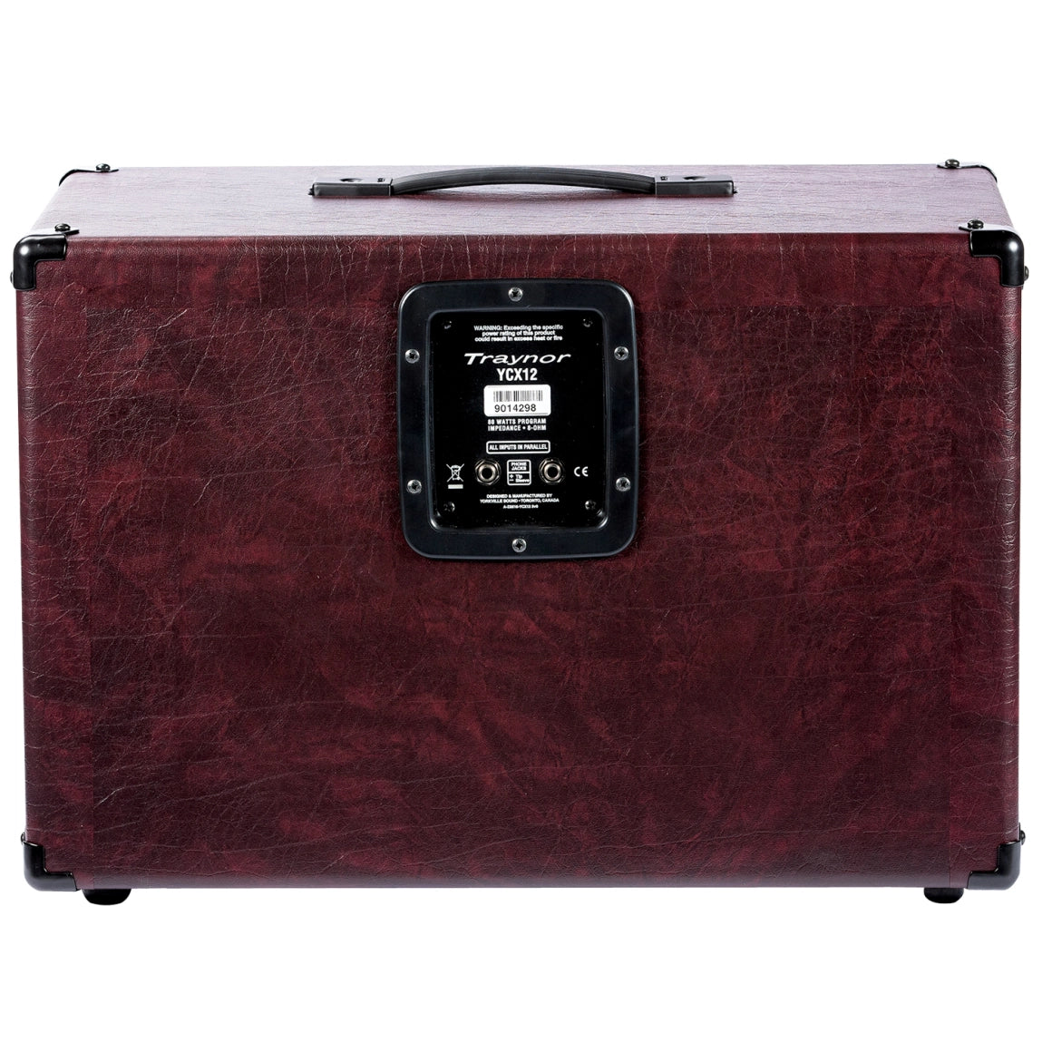 Traynor YCX12WR 1 x 12-inch Guitar Extension Cabinet – 60 Watts