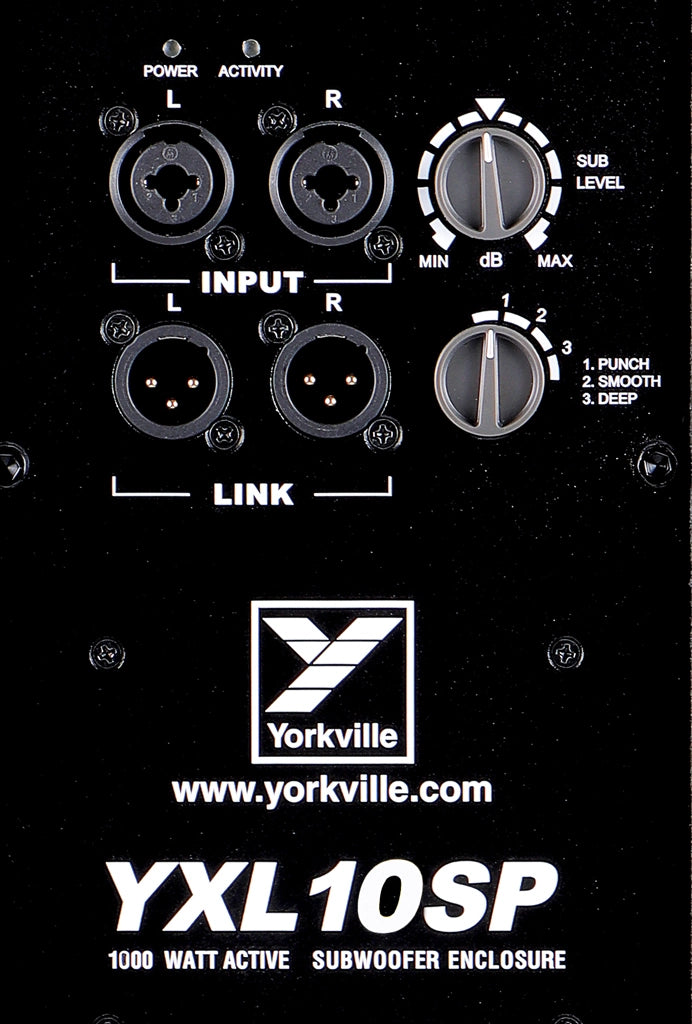 Yorkville YXL10SP YXL 10” Powered Subwoofer
