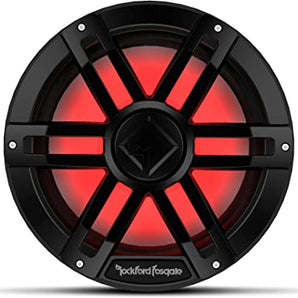 Rockford Fosgate M1D2-12B 1200W 12” M1 Dual 2-ohm Marine Subwoofer Color Optix LED Black
