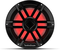 Thumbnail for Rockford Fosgate M1D2-12B 1200W 12” M1 Dual 2-ohm Marine Subwoofer Color Optix LED Black