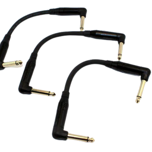 Yorkville PCC-06S1A Studio One Pedal Board Connector Cable (3-Pack) - 6 in