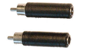 Yorkville AA2 RCA Male to 1/4 Female Adaptor