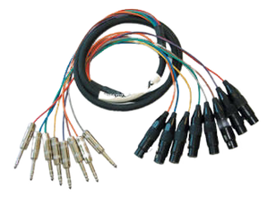 Yorkville PC-10STX8F 8 Channel TRS to XLR-F Fan Snake - 10 Feet