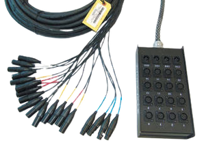 Yorkville SN-164X Professional 16 Channel Snake w/XLR Sends & Returns - 100 Feet
