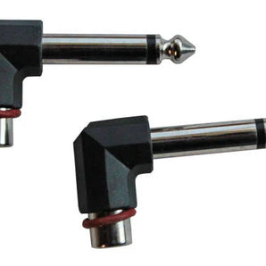 Yorkville AA45 Mono 1/4'' Male to Angled RCA-F Adaptor