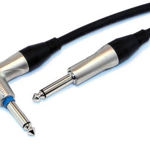 Yorkville PC-20DLXSA DLX Series Premium Silent Switching Right Angle Guitar Cable - 20 ft