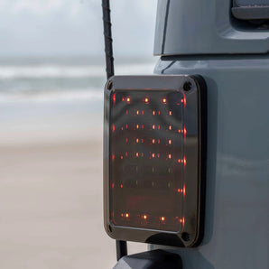 Jeep JP-TL01S LED Grid Tailllights - Smoked Lens - Pair