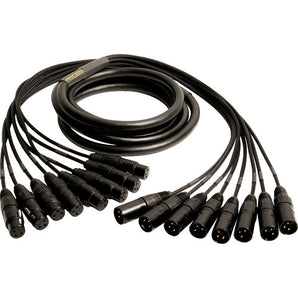 Mogami GOLD 8 XLR-XLR-35 Gold 8-Channel XLR Male to XLR Female Audio Snake Cable (35')