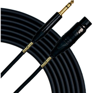 Mogami GOLD TRS-XLRF-03 Balanced XLR Female to 1/4-inch TRS Male Patch Cable - 3 foot