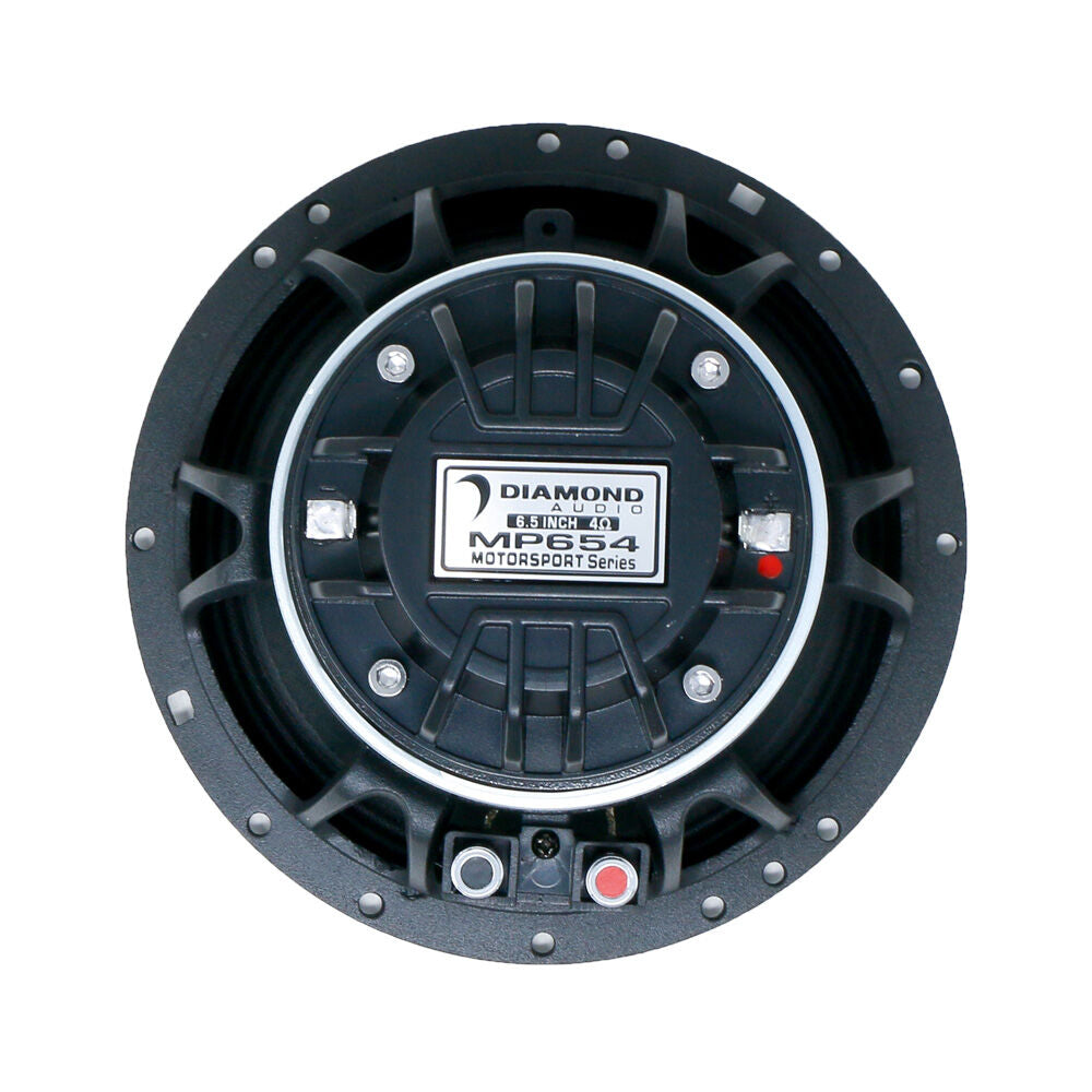 Diamond Audio MP654 Motorsport Series 6.5" Pro Full-Range Co-Ax Horn Speakers