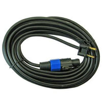 Thumbnail for MR DJ CBSM12 12 Feet PRO PA DJ Speakon Male to Banana Plug Speaker Cable