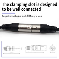 Thumbnail for MR DJ CDMX25-3 25' DMX 3-Pin XLR Male to Female Pro Stage DJ Lighting DMX Cable