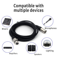 Thumbnail for MR DJ CDMX25-3 25' DMX 3-Pin XLR Male to Female Pro Stage DJ Lighting DMX Cable