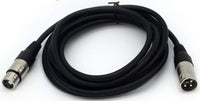 Thumbnail for MR DJ CDMX25-3 25' DMX 3-Pin XLR Male to Female Pro Stage DJ Lighting DMX Cable