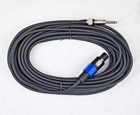 Thumbnail for MR DJ CQSM50 50' Pro PA DJ Karaoke Speakon Plug to 6.35mm 1/4
