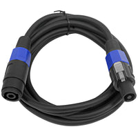 Thumbnail for MR DJ CSMSF100 100 Feet PRO PA DJ Speakon Male to Speakon Female Speaker Cable