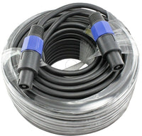 Thumbnail for MR DJ CSMSM100 100 Feet PRO PA DJ Speakon Male to Speakon Male Speaker Cable